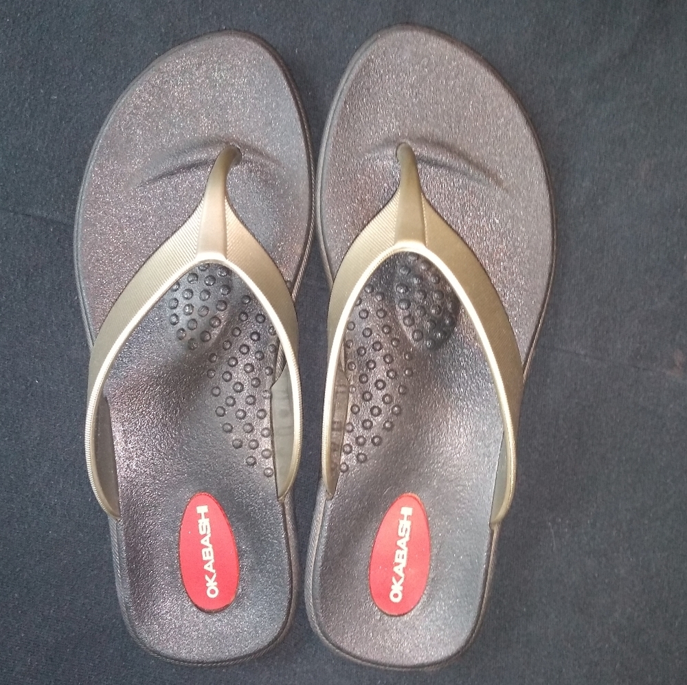 Okabashi flip flops